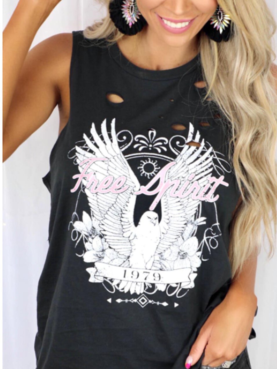 Jersey Cold Shoulder Tanks