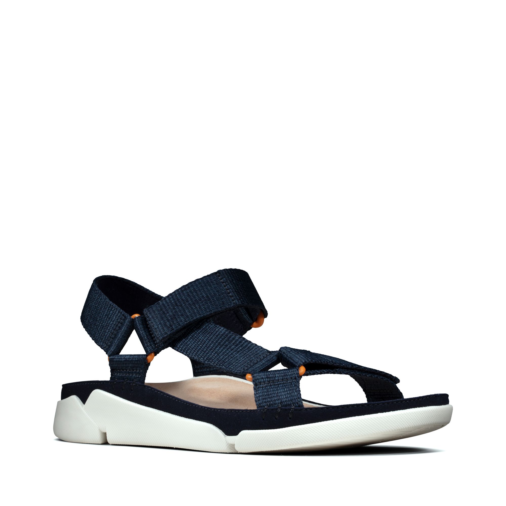 Women Sandals Tri Sporty Navy Textile