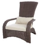Fire Sense 62172 Coconino Wicker Chair, Mocha Deluxe