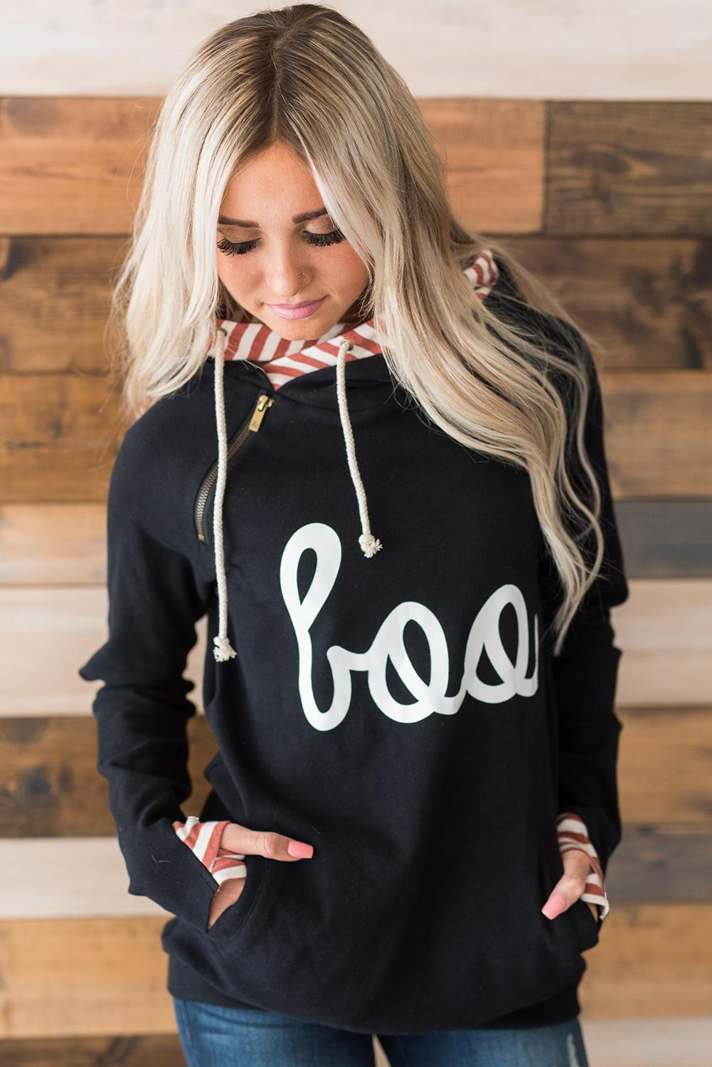 Double Hood Halloween Spice Sweatshirt
