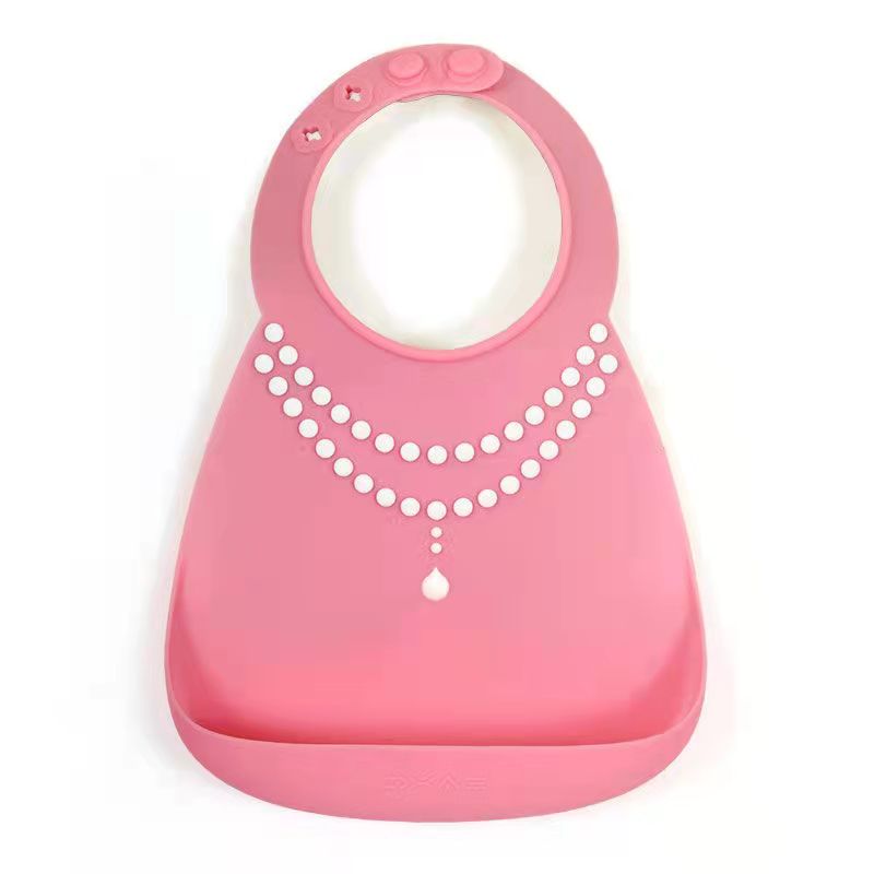 Factory Wholesale Silicone Baby Bib Customized Printed Cartoon Baby Bib