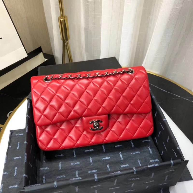high quality handbag 119005 lambskin flap bag 1112