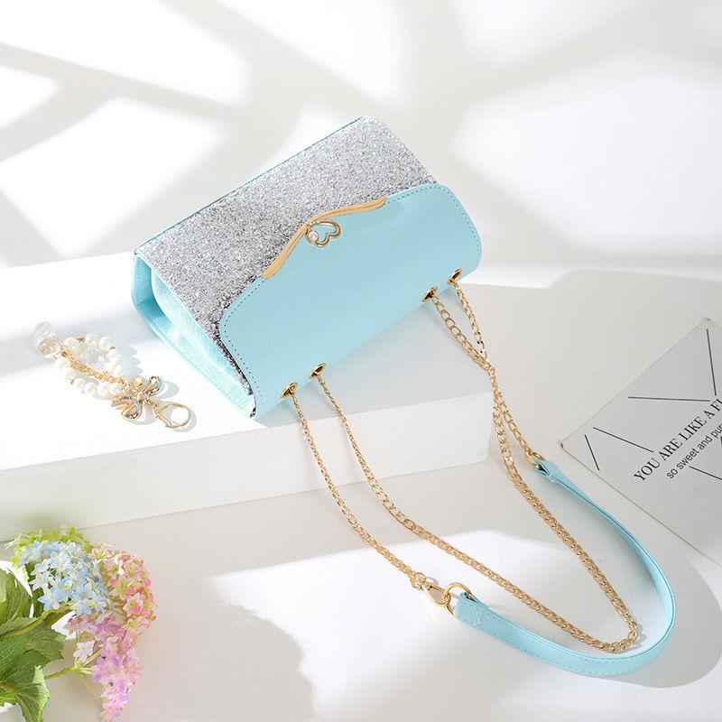 2020新しい夏のチェーン女性のバッグファッションメッセンジャーバッグショルダースモールバッグ100タワースパンコール携帯電話バッグ