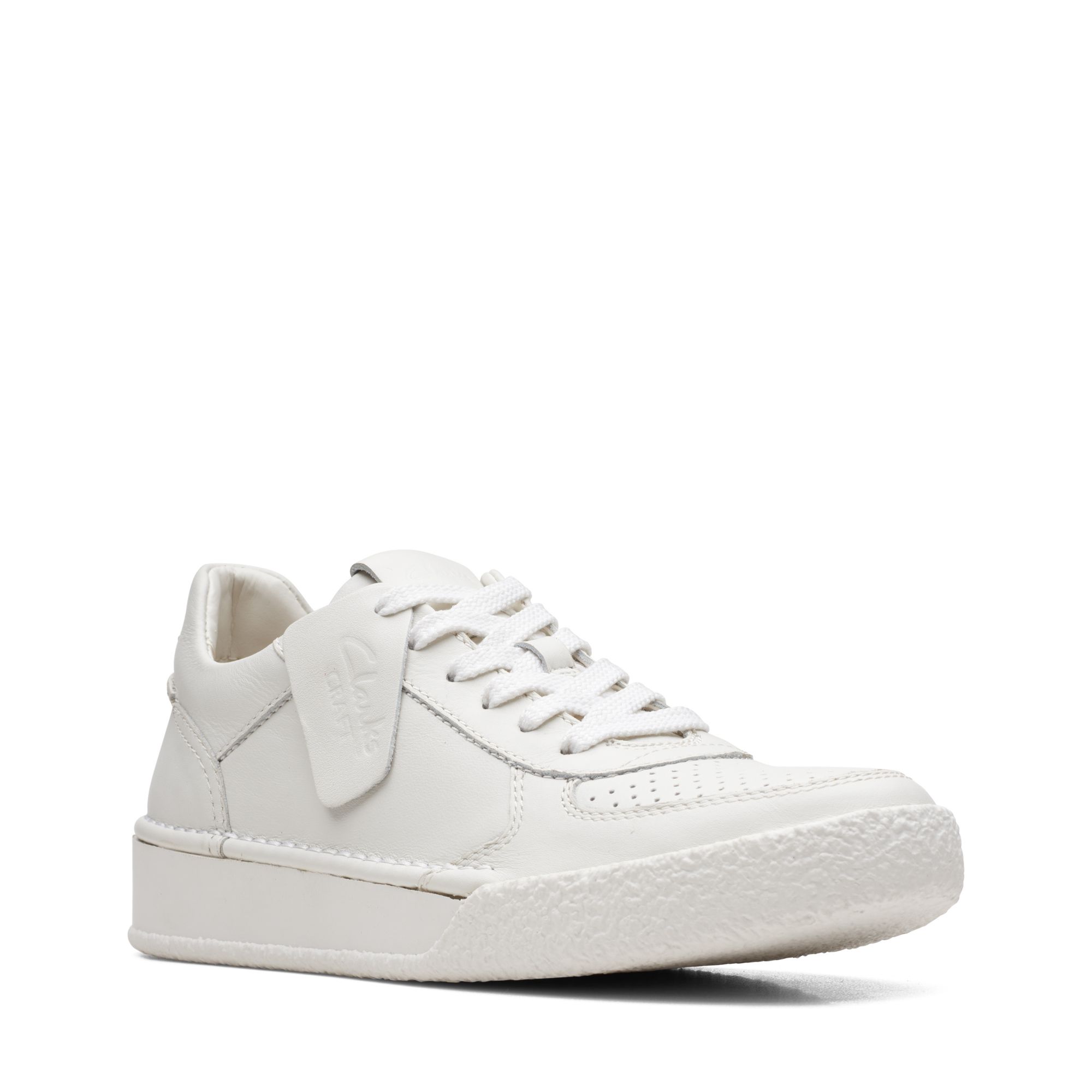 Women  CraftCup Run White Leather