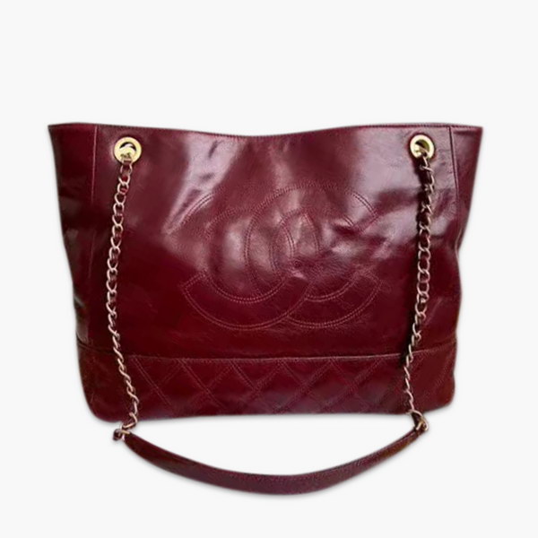 【原版皮】香奈儿/Chanel 购物袋，采用进口油腊牛皮，配顶级精美古铜金五金，非常高档新颖独特 ，休闲时尚，旅游购物最佳选择，款号：AS8345