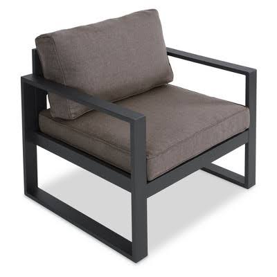 Real Flame Baltic Casual Chair in Gray Set of 2