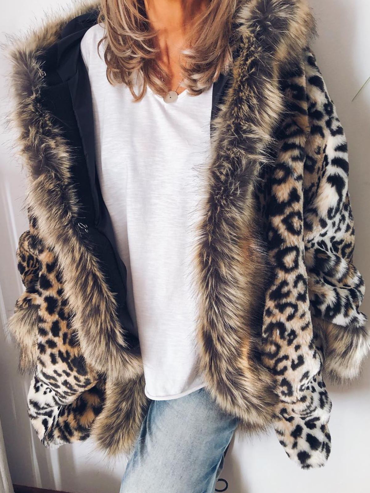 Plus Size Casual  Long Sleeve Outerwear