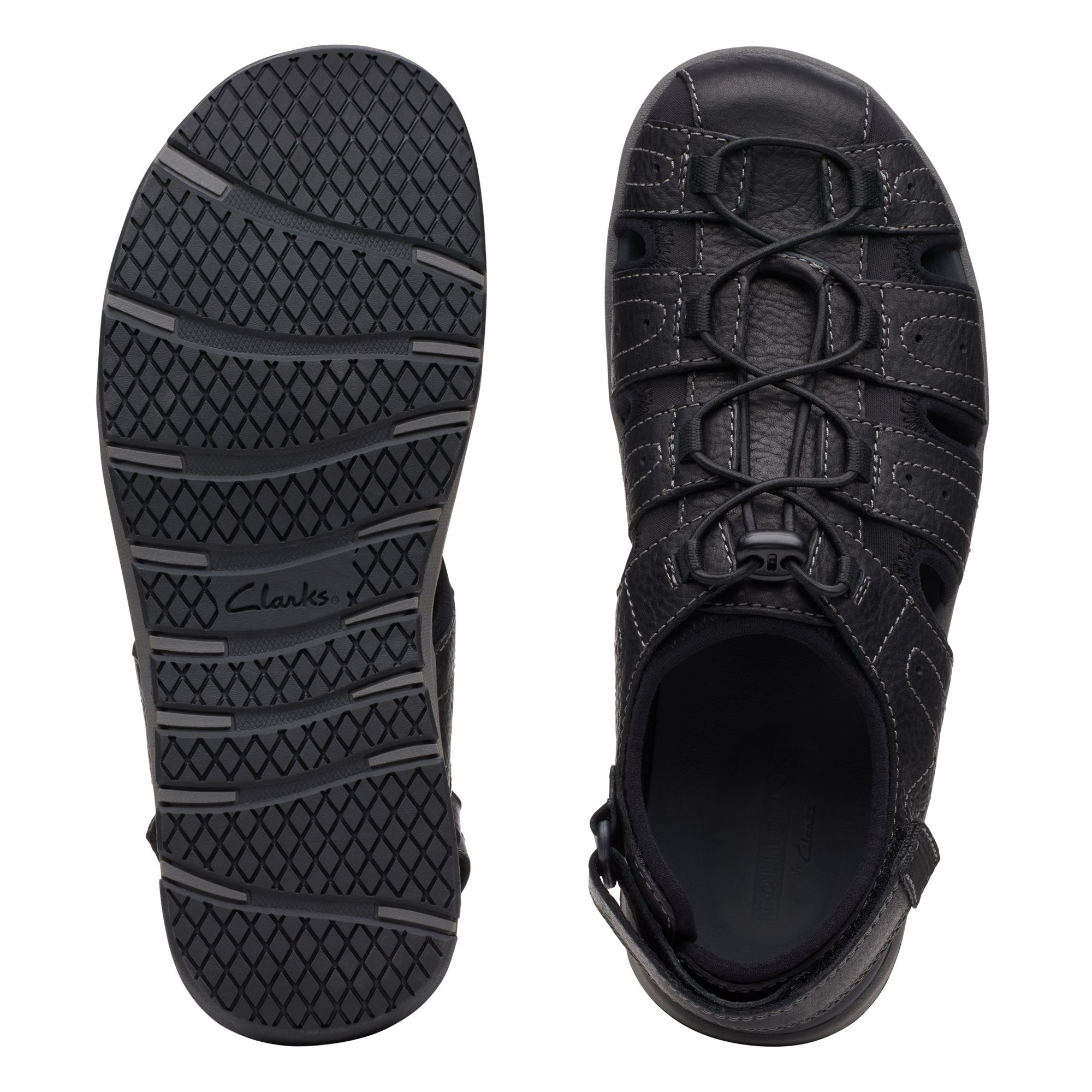 Men Sandals Brixby Cove Black Leather