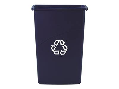 Rubbermaid Slim Jim 23-Gallon Recycling Container, Blue