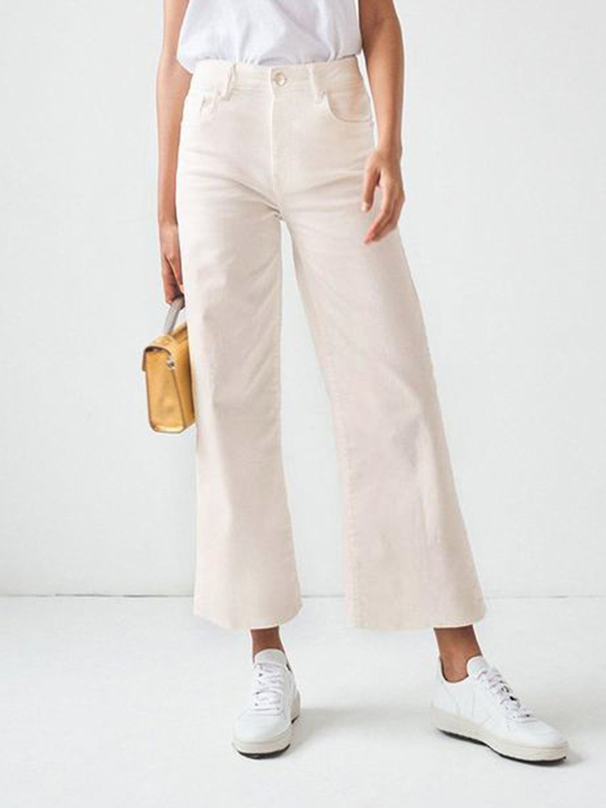 Beige Linen Pants