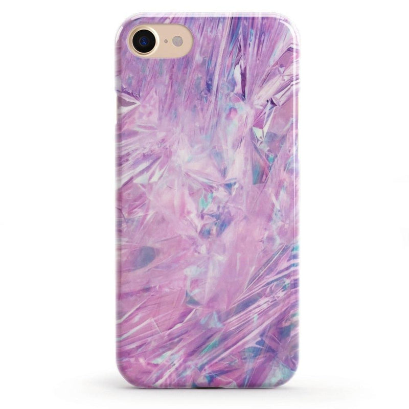 Purple Rain Marble iPhone Case
