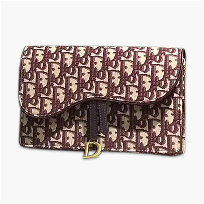 【原版皮】迪奥/Dior 链条包，选用Oblique提花帆布搭配同色系牛皮皮革裁制而成，缀以D字徽标设计，拆了链条又能当手包，另配：手挽带一条