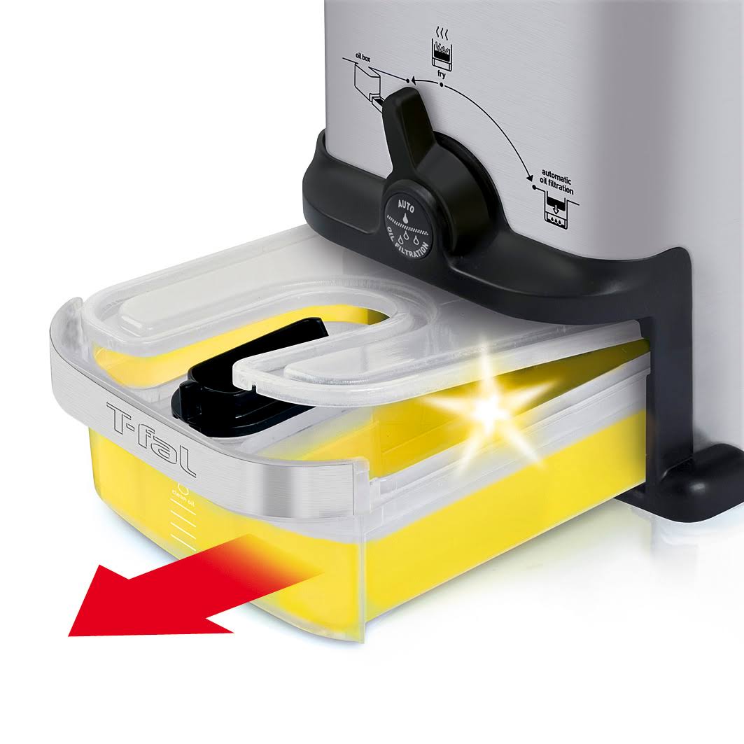 T-Fal EZ Stainless Steel 1.8 LITER Clean Deep Fryer