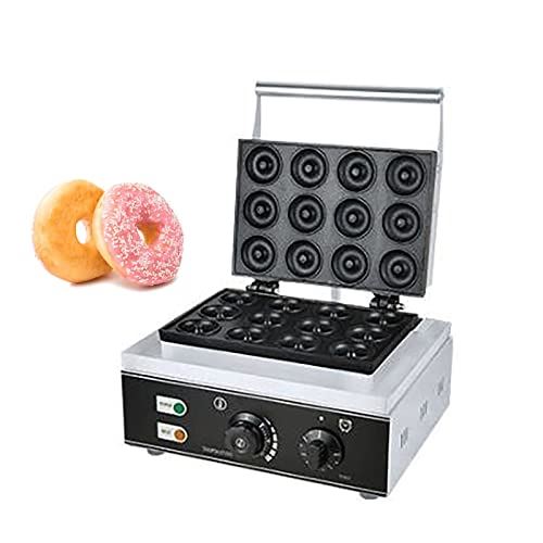 12 Holes Donut Maker Machine 1550W 220V Electric Doughnut Maker