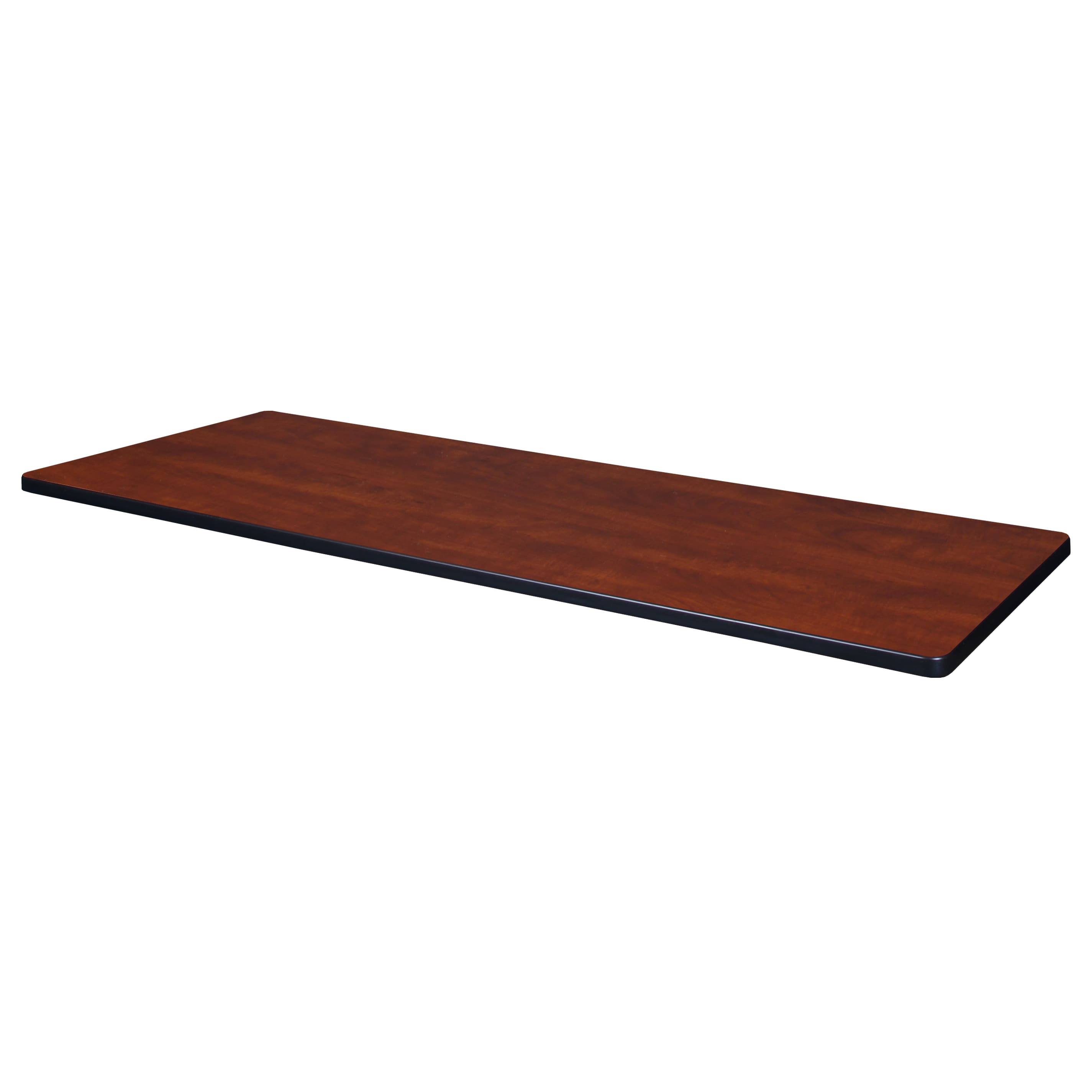 Regency Seating 72&W x 24&D Rectangular Reversible Table Top - Cherry or Maple, TTRC7224CHPL