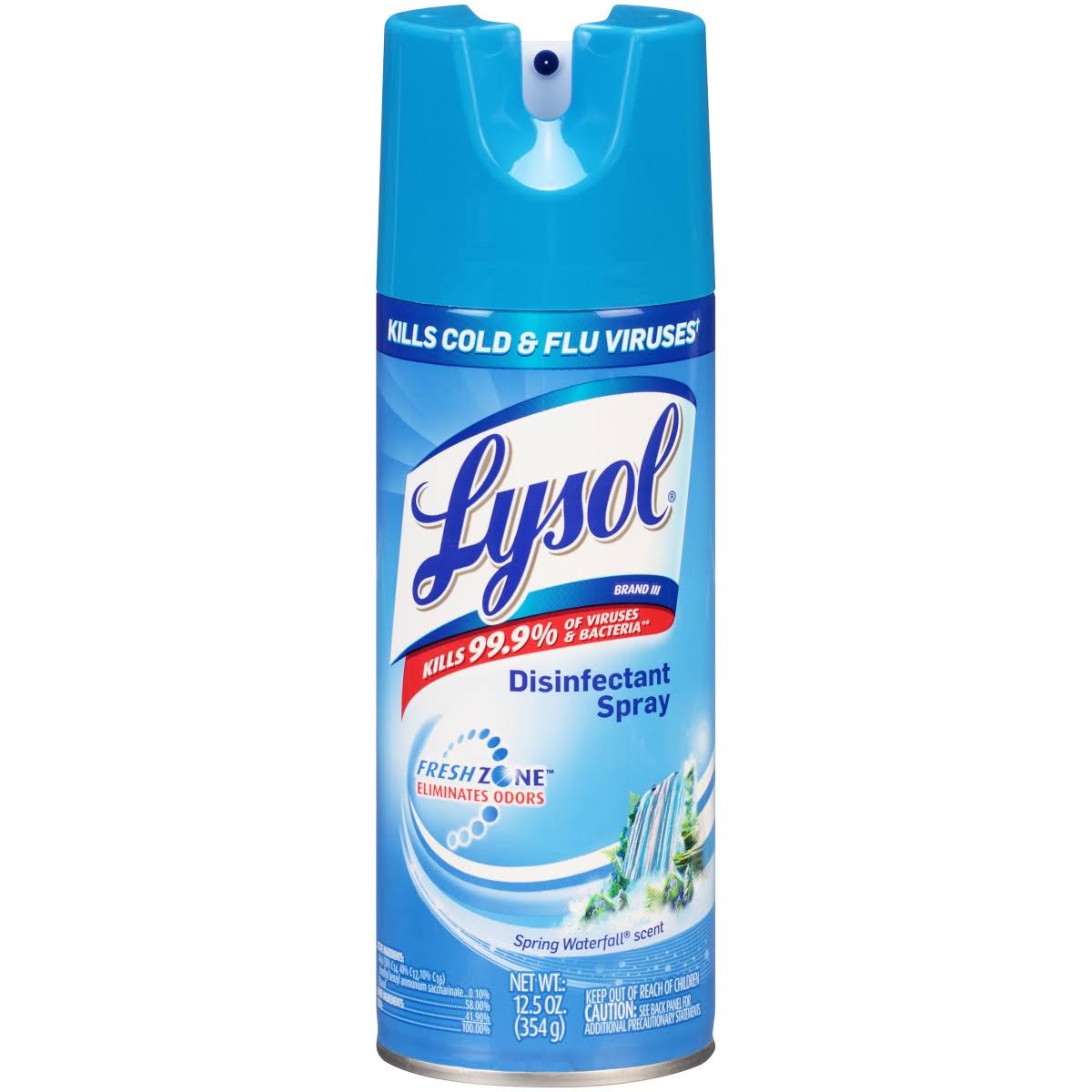 Reckitt Benckiser 19200-02845 12.5 oz Lysol Spring Water Fall Disinfectant - Case of 12