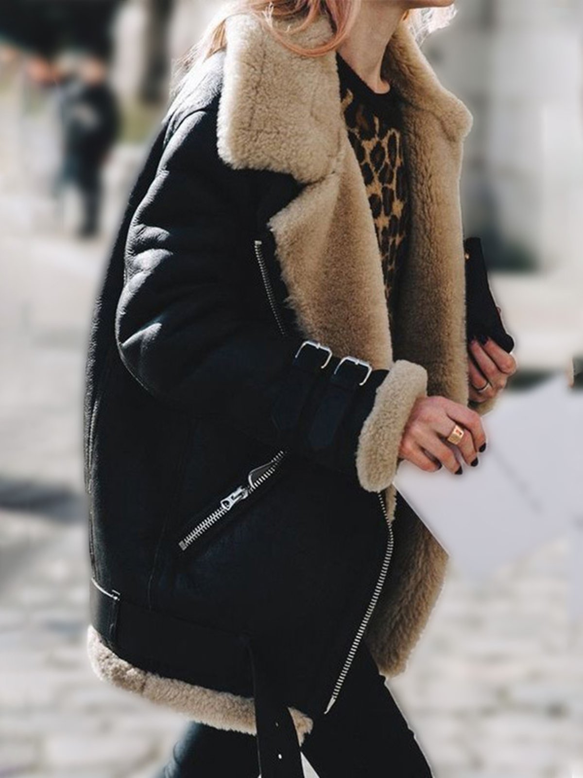 Long Sleeve Shawl Collar Vintage Jackets