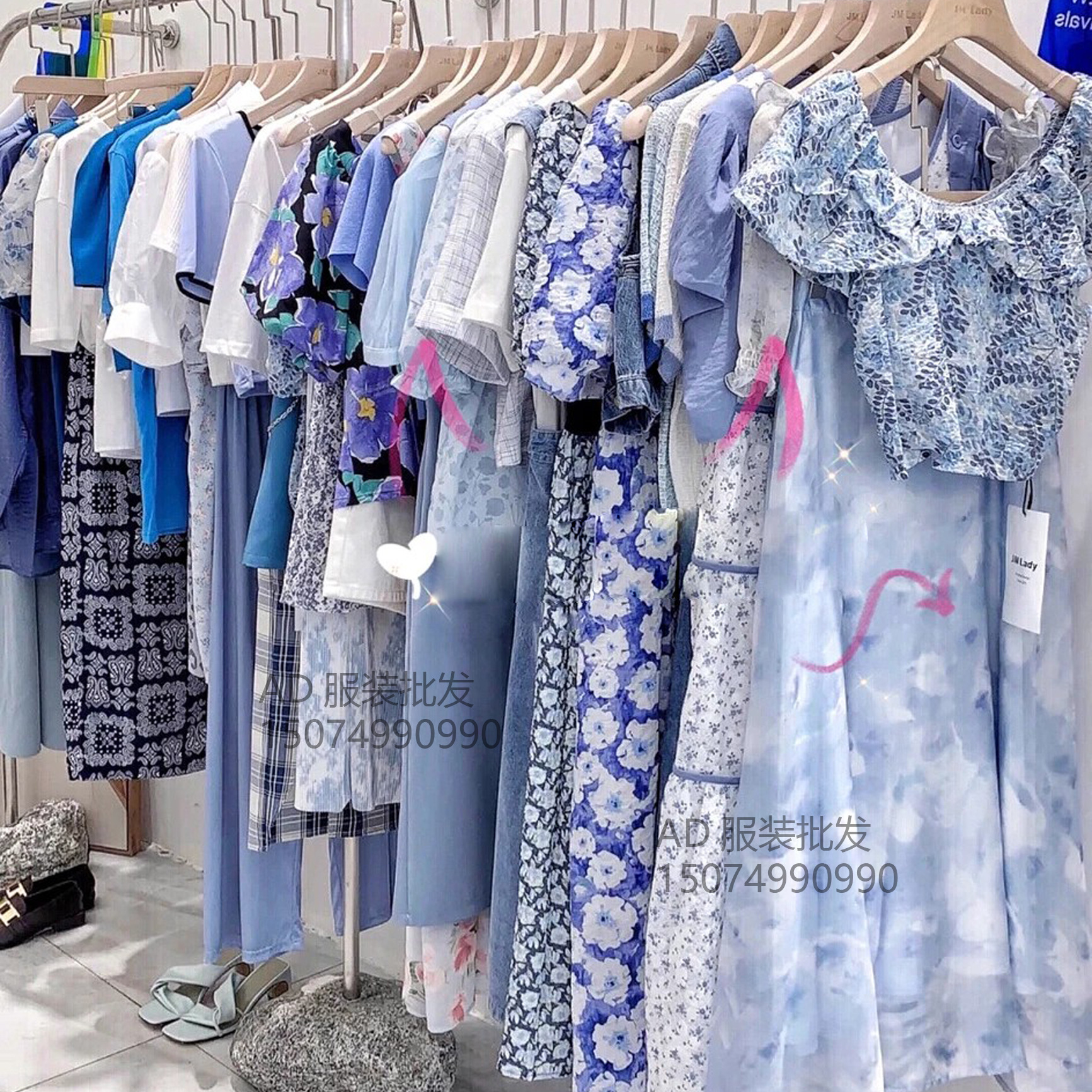 123女士小清新碎花连衣裙日系连衣裙库存尾货杂款321