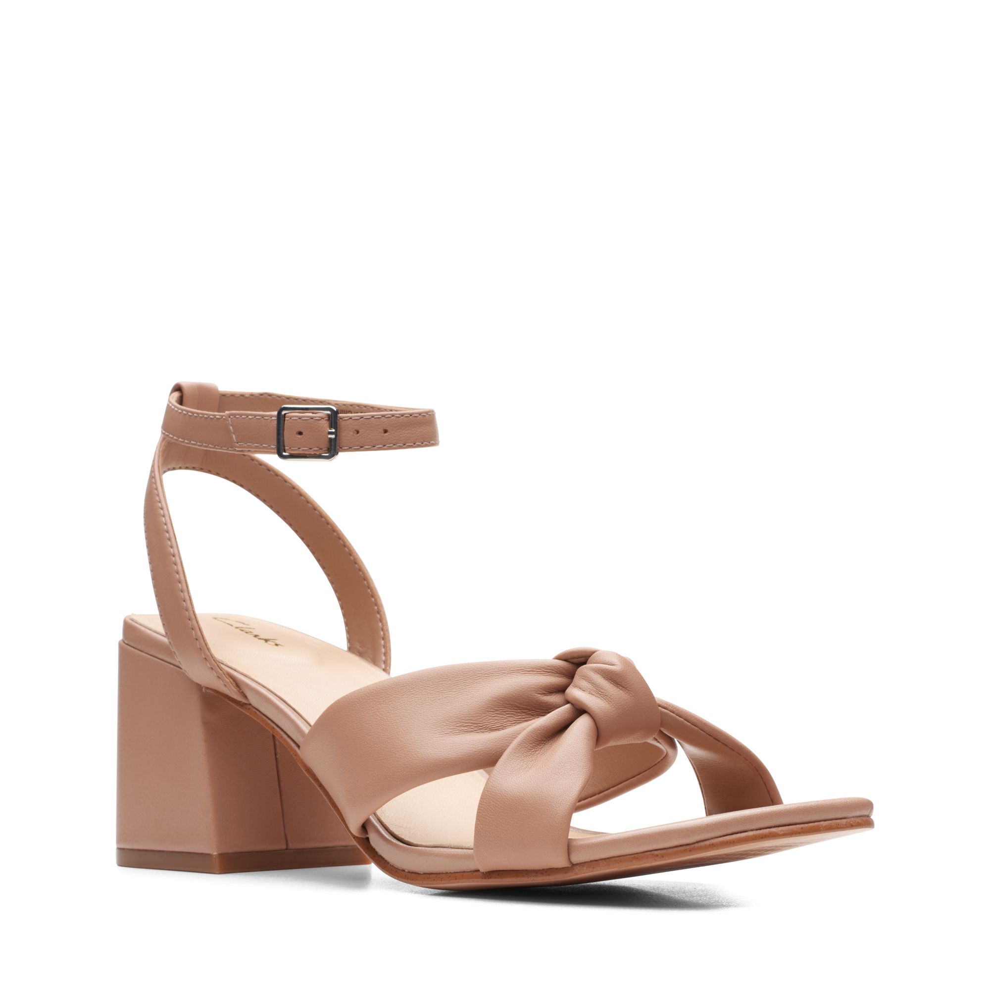 Women Sandals Sheer65 Cross Praline Leather