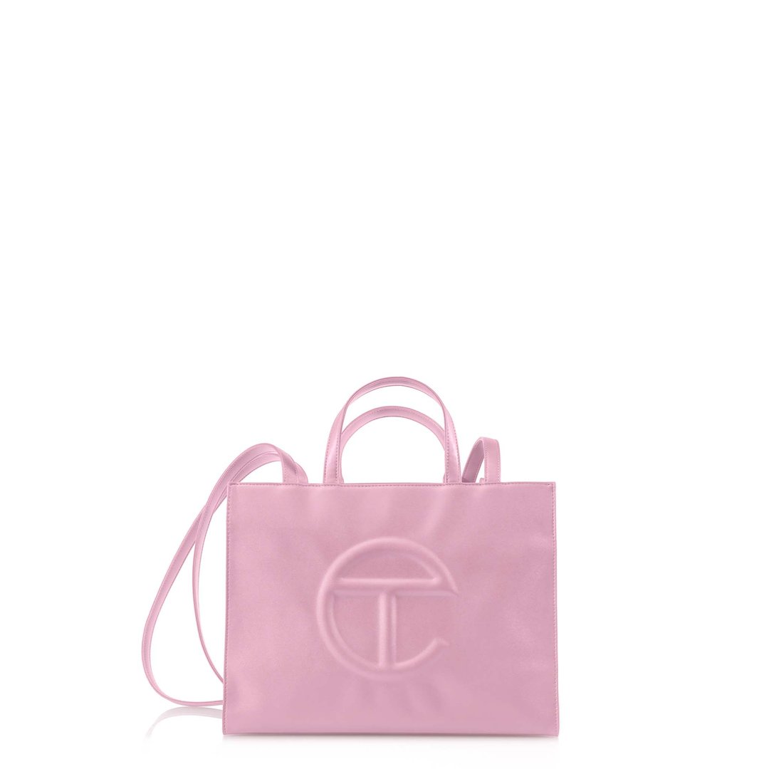 Medium Bubblegum Pink Shopping Bag