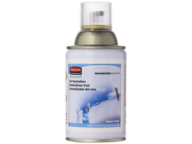 Rubbermaid Commercial Standard Aerosol Refill, Linen Fresh, 6oz, 12/Carton