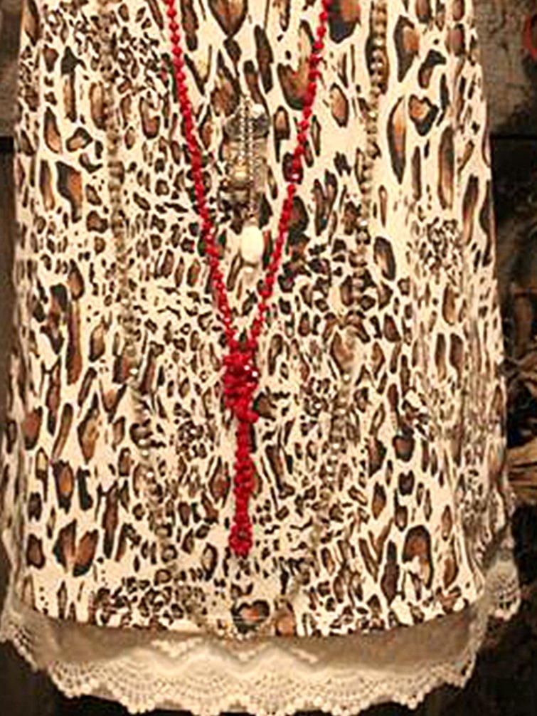 Leopard Casual Shirts & Tops