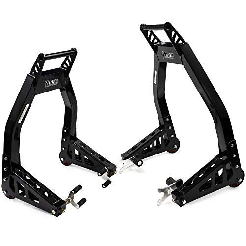 Venom Motorcycle Front & Rear Combo Lift Stands w/ Most Yamaha Honda...