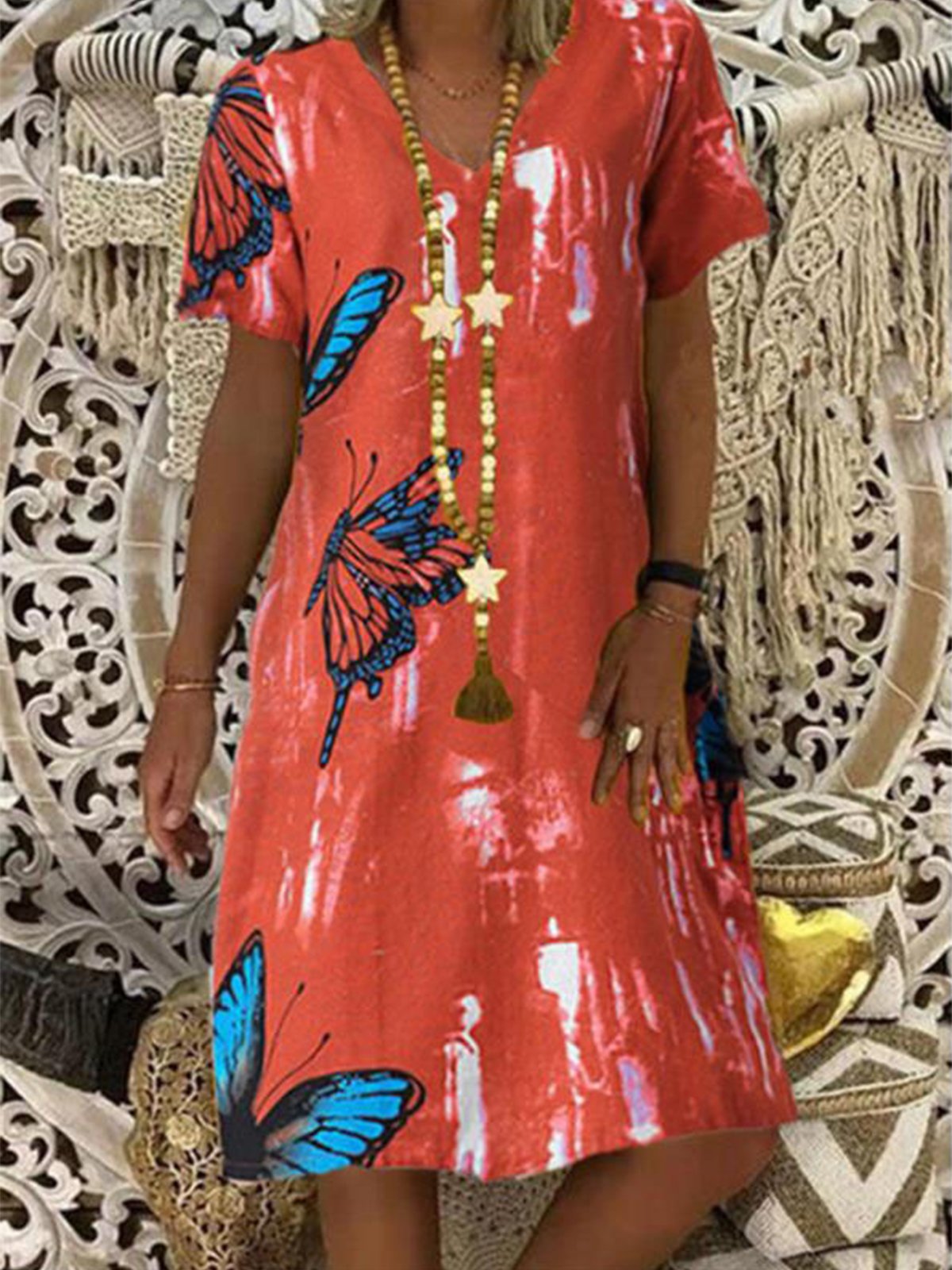 Short Sleeve Vintage Dresses