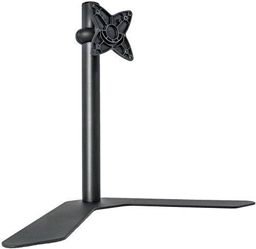 Vivo Extra Tall Single LCD Computer Monitor Free-Standing Adjustable Desk Stand for 1 Screen 13 inch to 27 inch (Stand-V011H)