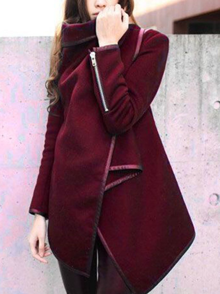 Elegant Fashion Slim Solid Color Long Sleeve Cardigan