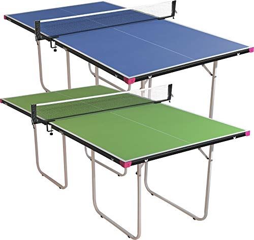 3/4 Size Table Tennis Table with Sturdy Frame and Net for Game Room
