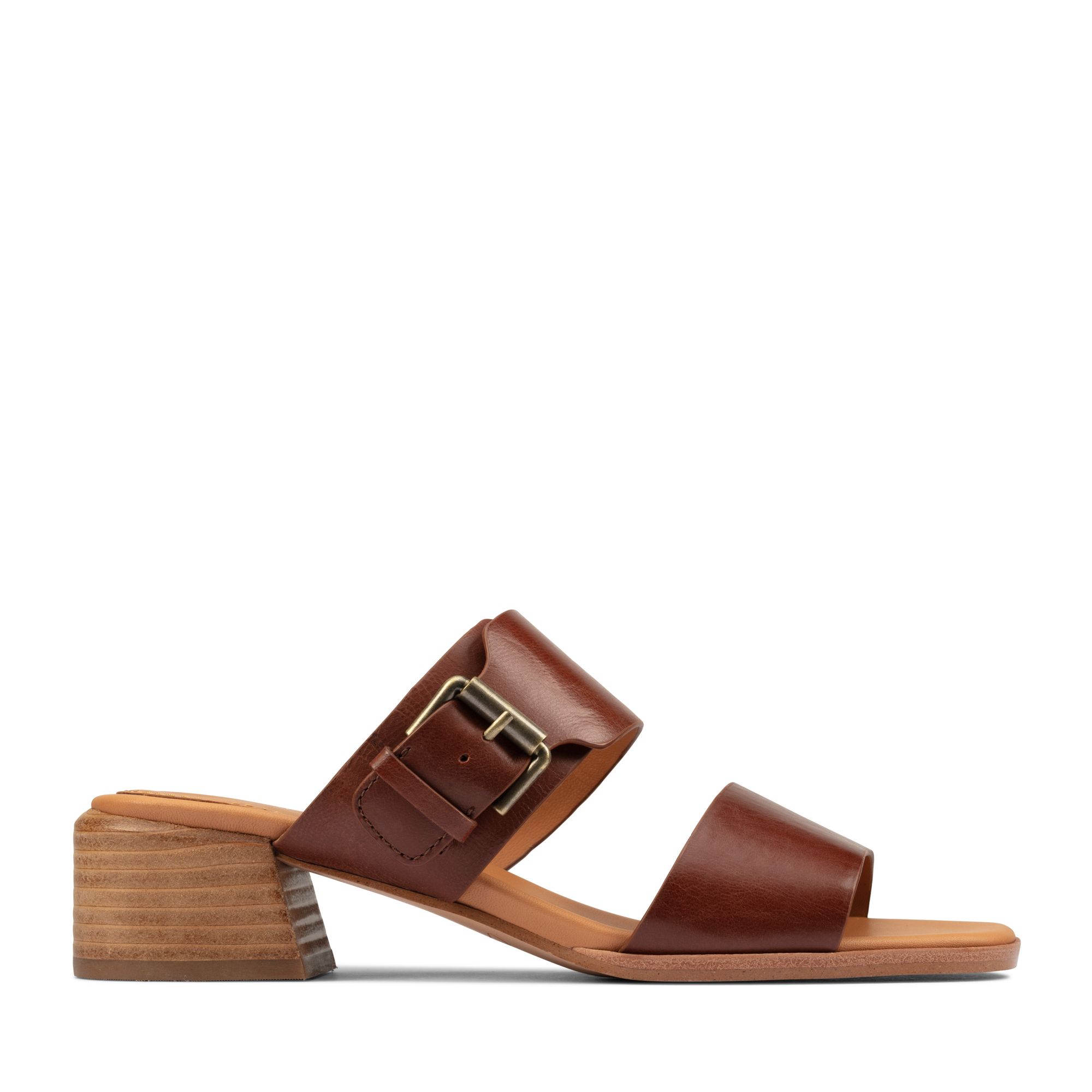 Women Sandals Landra 35 Mule Dark Tan Lea