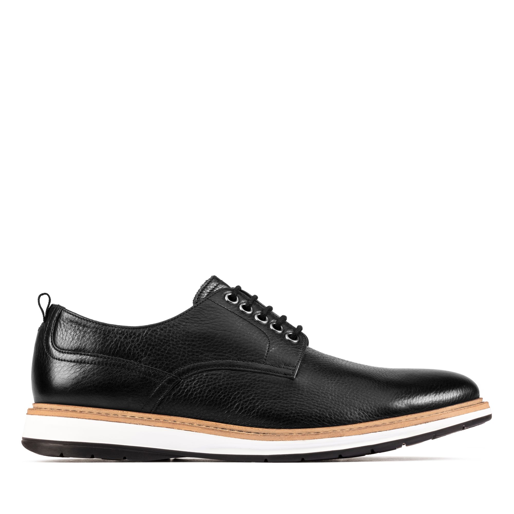 Men  Chantry Walk Black Leather
