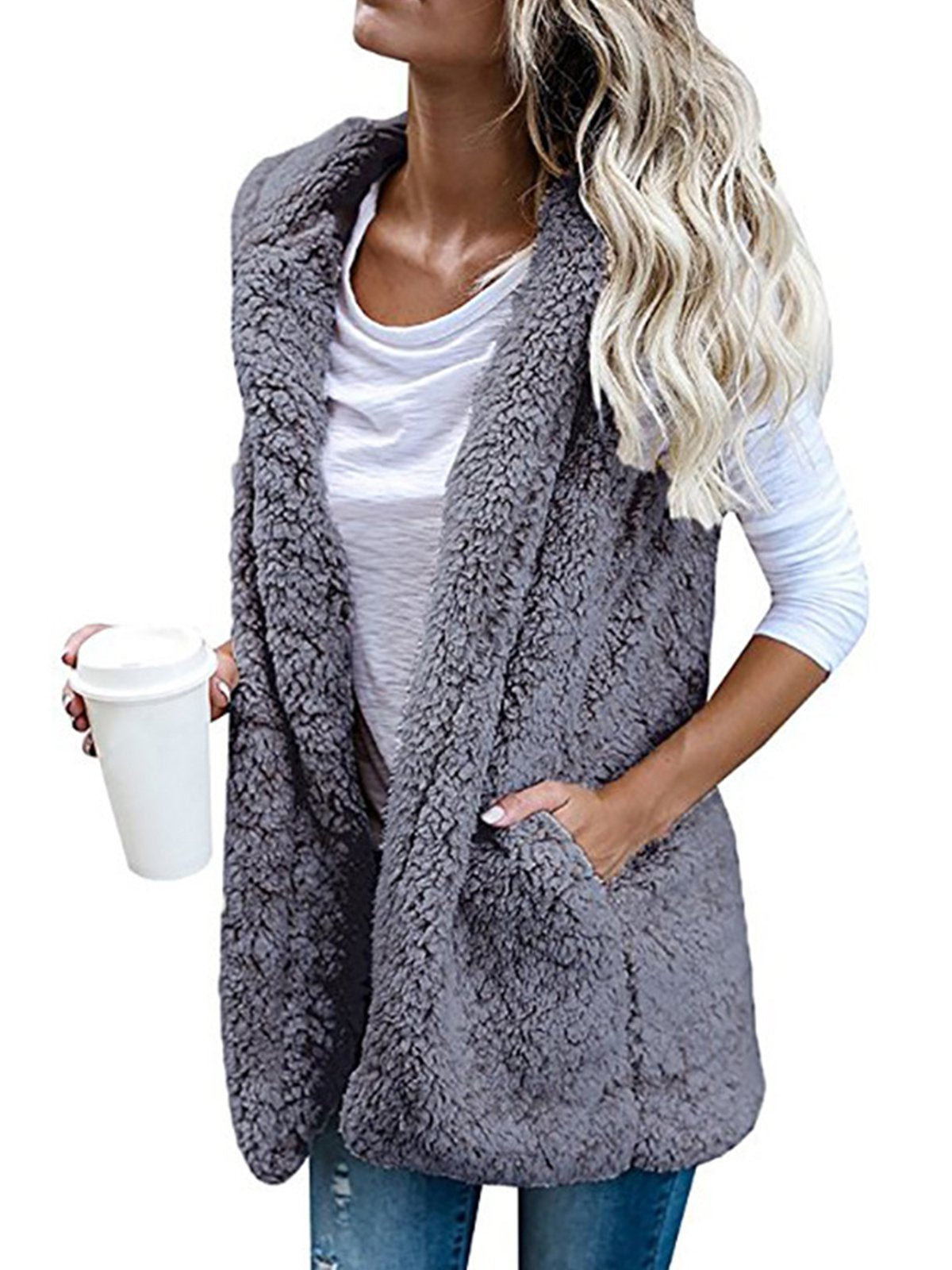 Cotton-Blend Appliqued Vest