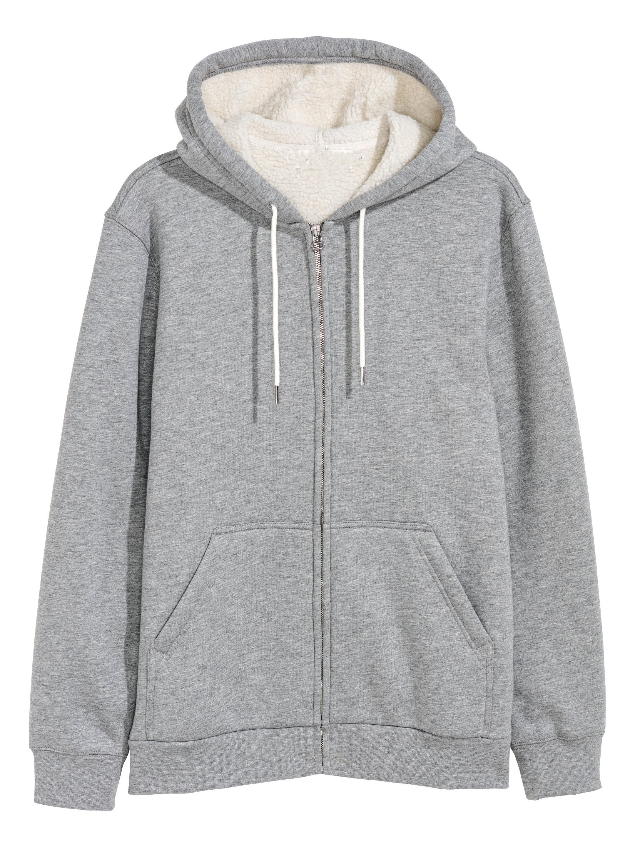 Gray Cotton-Blend Outerwear