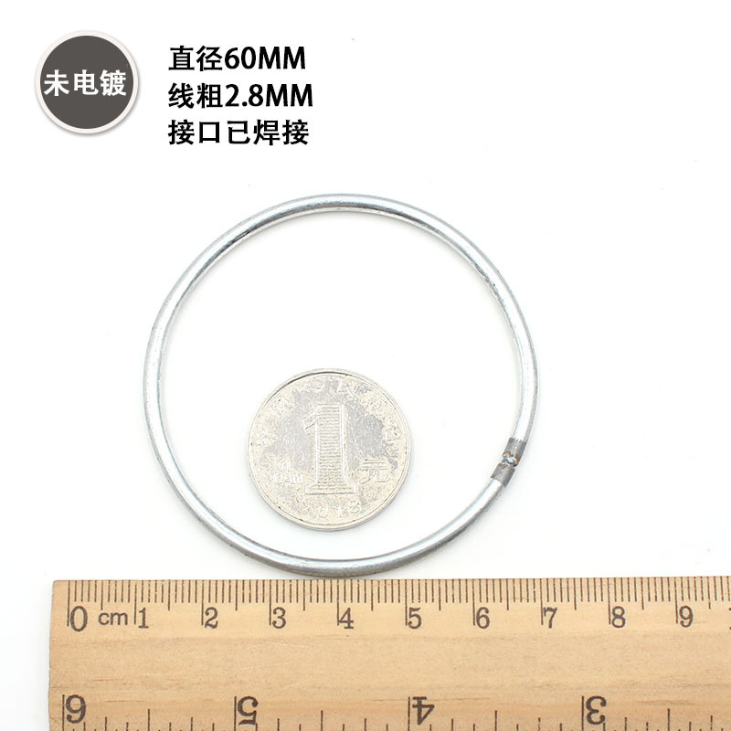 厂家直销批发多规格捕梦网铁圈铁环焊接圆环金属圈大量现货15mm-1