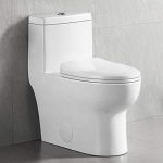 Piece Toilet with Comfort Seat Height, Soft Close Seat Cover, High-Efficiency