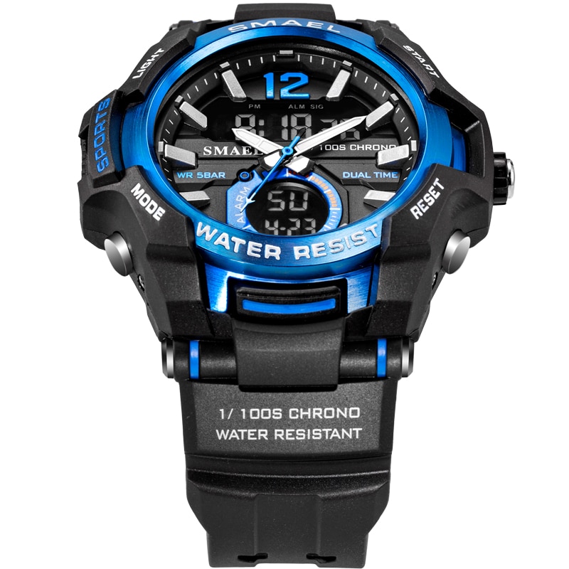 2019 Men Watches SMAEL Sport Watch Waterproof 50M Wristwatch Relogio Masculino Militar 1805 Men's Clock Digital Military Army