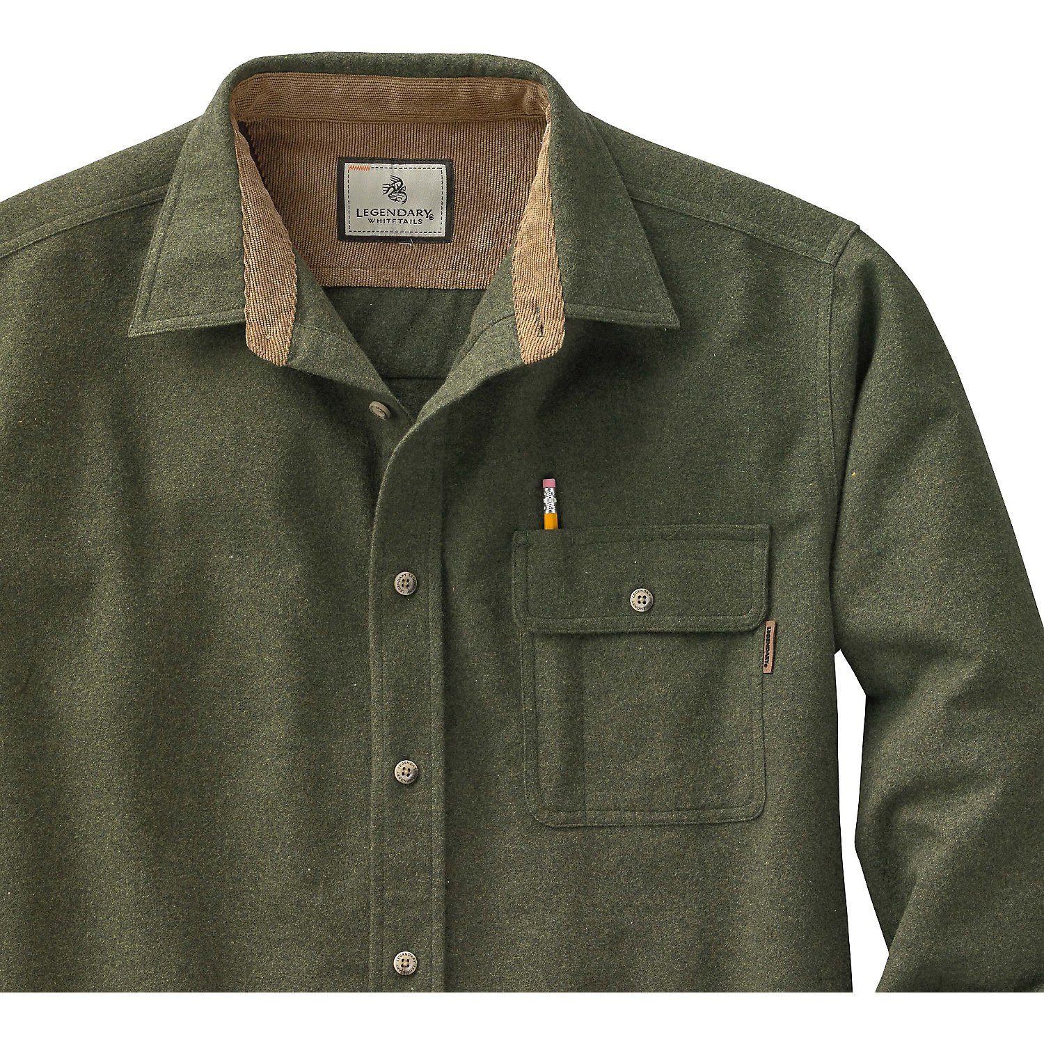 Legendary Whitetails Men's Buck Camp Flannel Shirt