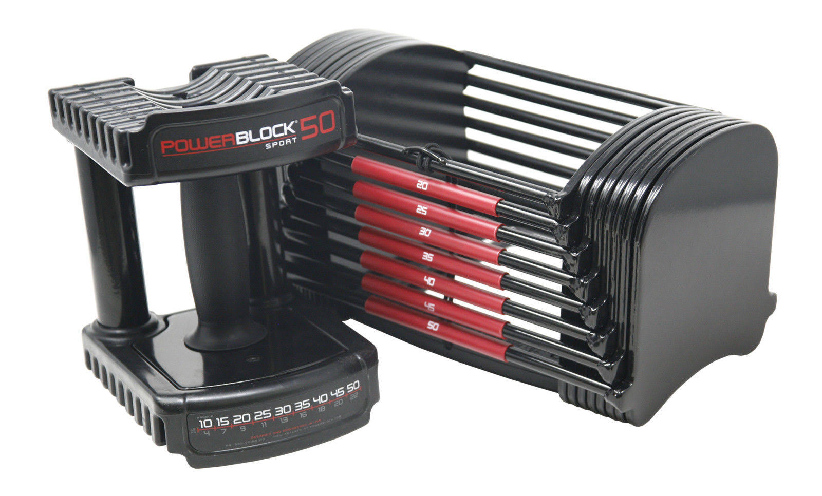 PowerBlock 50 Adjustable Dumbbell Set