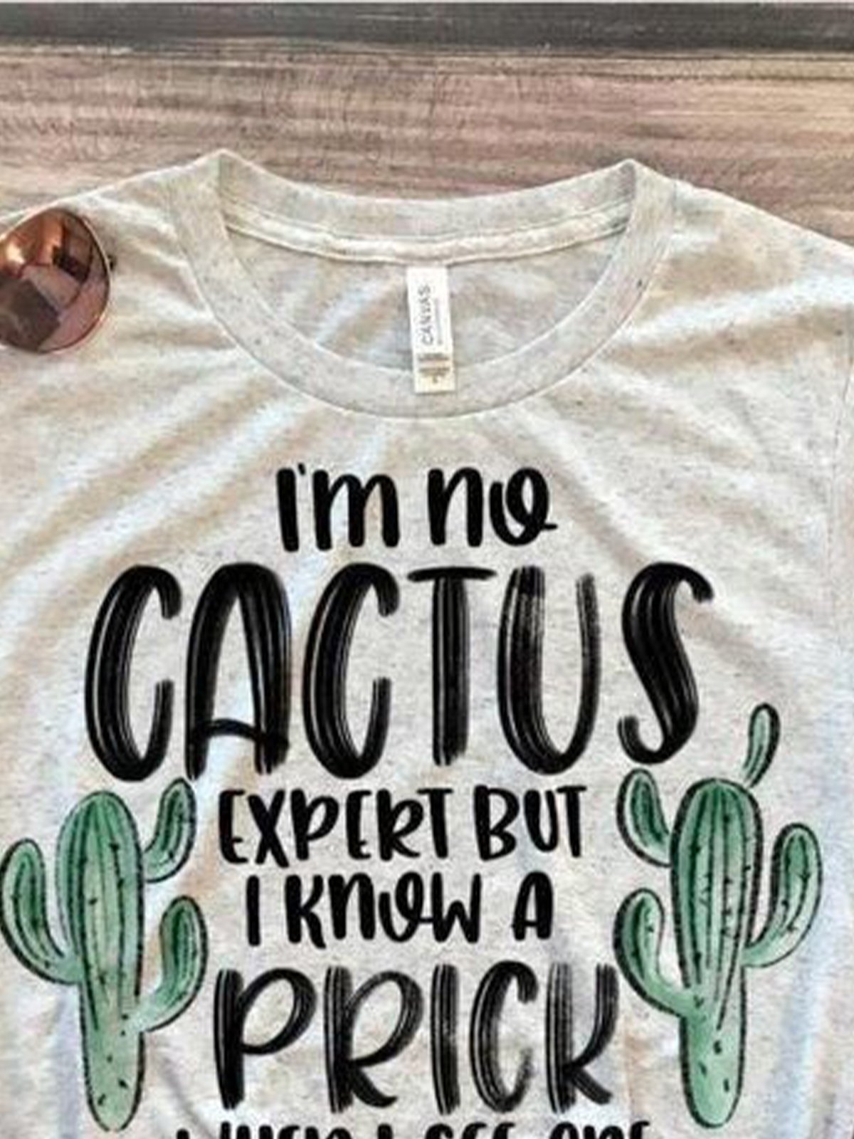 acation Casual Loose Short Sleeve Print T-Shirt