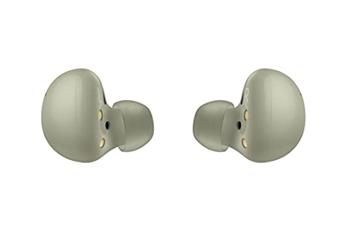 Samsung Galaxy Buds2, Kabellose Kopfhörer, Wireless Earbuds, Geräuschunterdrückung (ANC), ausdauernder Akku, 3 Mikrofone, Olive (Deutsche Version)
