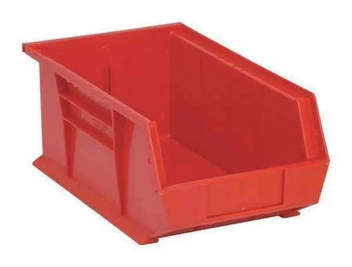 Quantum Storage Systems QUS241RD Red Hang and Stack Bin, 13-5/8x22l x 8-1/4x22W x