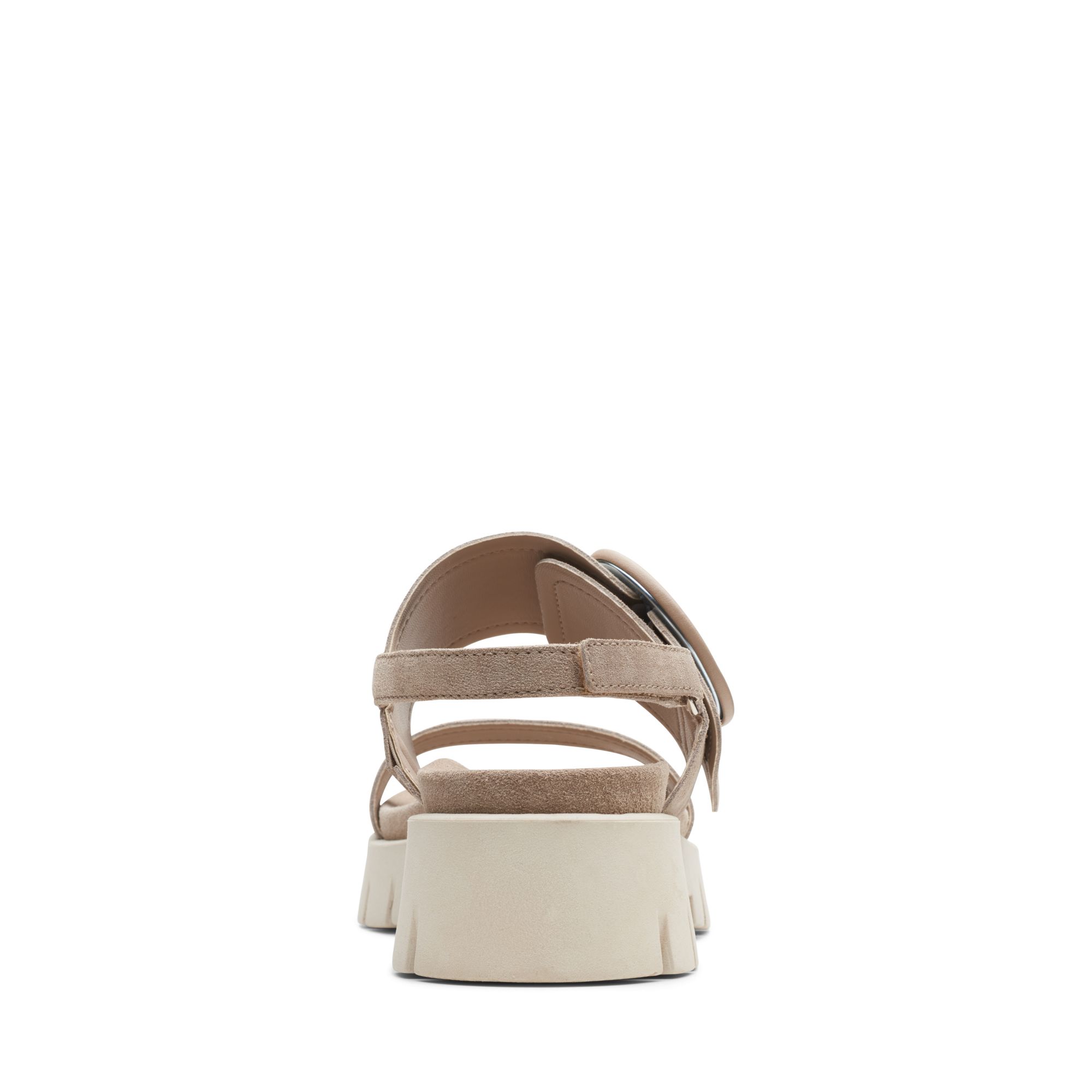 Women Sandals Motive Strap Sand Suede