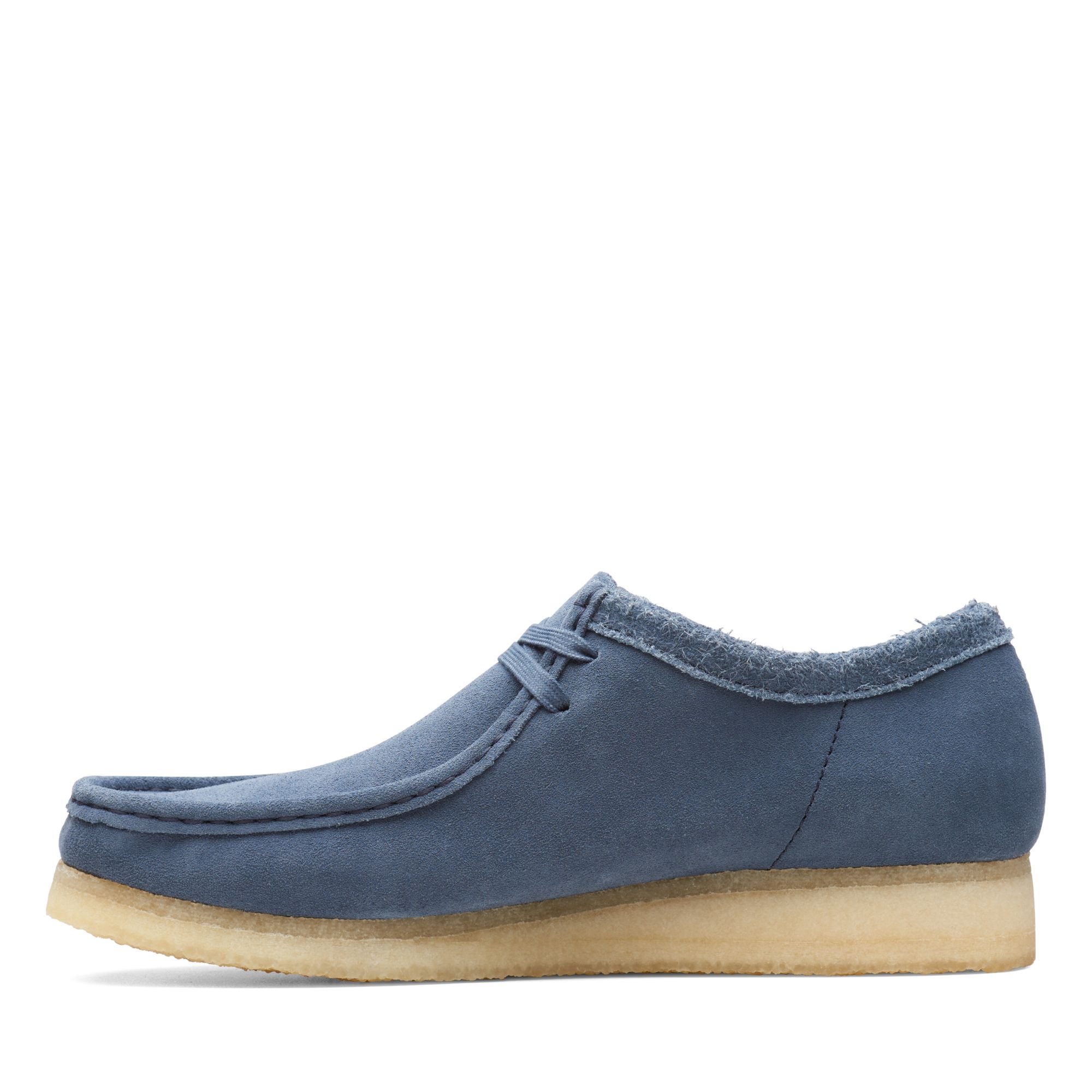 Men  Wallabee Blue Suede