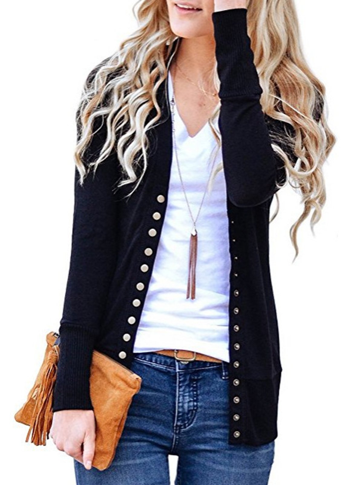 Pink Polyester Solid Casual Sweater