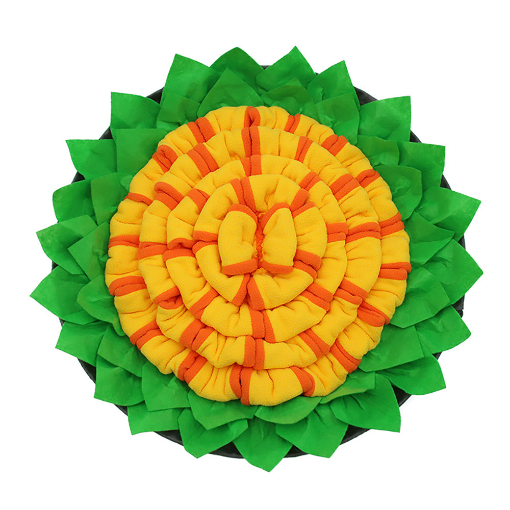 亚马逊新款宠物嗅闻垫子 狗狗训练垫 猫狗防噎食碗狗狗闻嗅垫批发