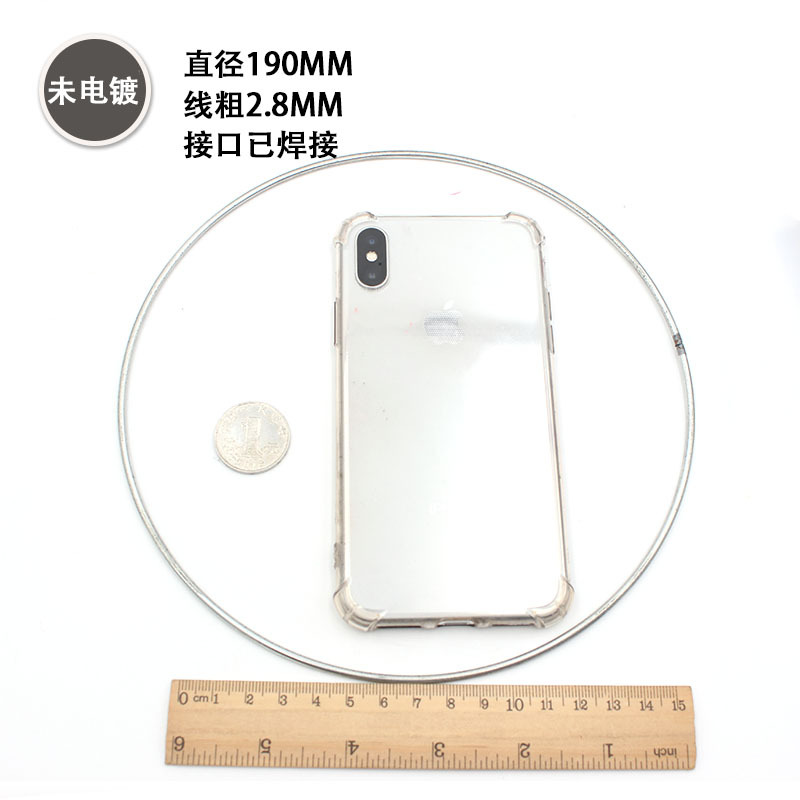 厂家直销批发多规格捕梦网铁圈铁环焊接圆环金属圈大量现货15mm-1