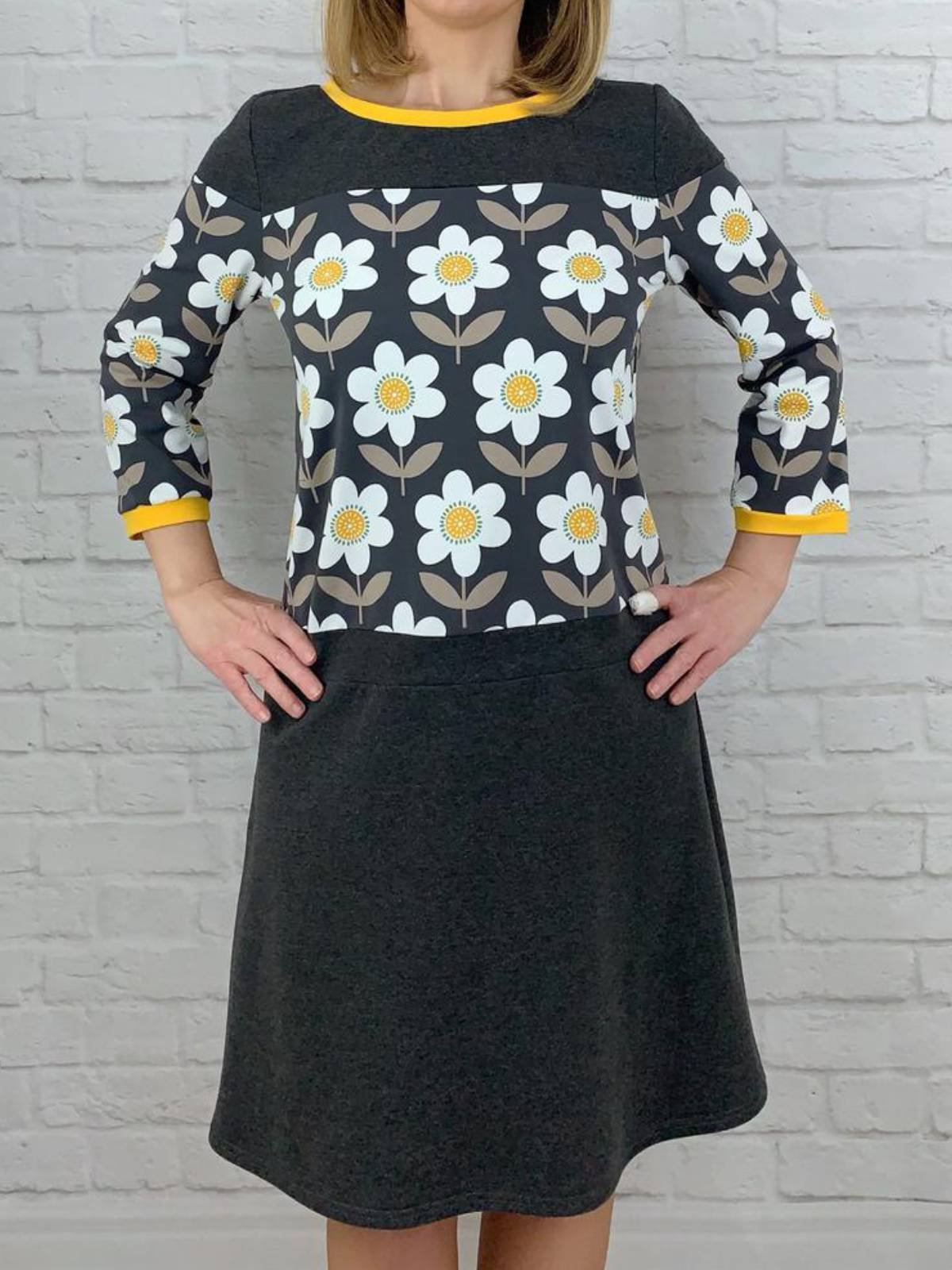 Gray Casual Cotton Dresses