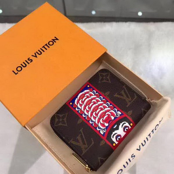 【原版皮】路易威登/LV 拉链零钱包，取材Monogram帆布，借鉴山本宽斋的艺术特色，缤纷展现歌舞伎，脸谱元素，外形小巧且极为实用，款号：M62394